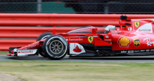 F1 - Formula One - British Grand Prix 2017 - Silverstone, Britain - July 14, 2017 Ferrari's Sebastian Vettel in action testing the shield cockpit protection device REUTERS/Jason Cairnduff