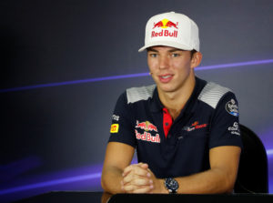 Formula One F1 - Malaysia Grand Prix 2017 - Drivers' News Conference - Sepang, Malaysia - September 28, 2017 Toro Rosso's Pierre Gasly speaks during a news conference. REUTERS/Edgar Su