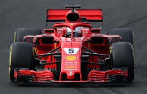 F1 Formula One - Formula One Test Session - Circuit de Barcelona-Catalunya, Montmelo, Spain - February 27, 2018 Sebastian Vettel of Ferrari during testing REUTERS/Albert Gea