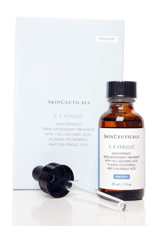 Amerikanska Skinceuticals var en av de första märkena som upptäckte ferulicsyran och stoppade den i sina produkter