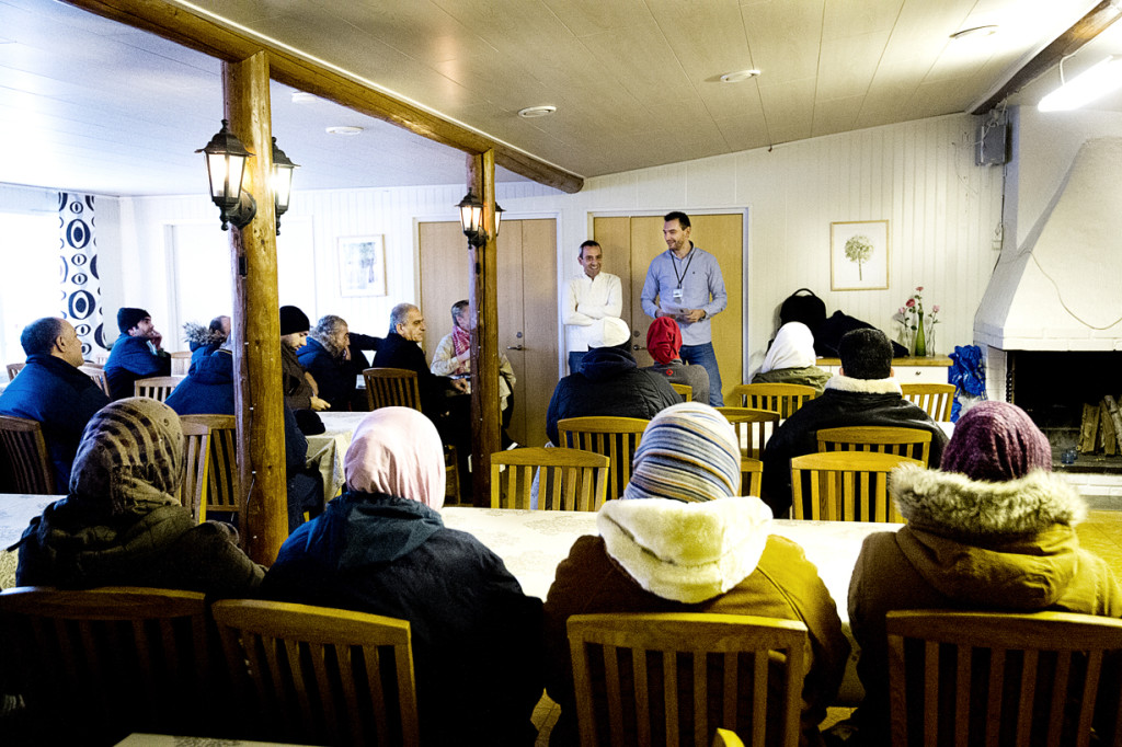 Ett första möte med Arbetsförmedlningen. Foto: Lars Allard.
