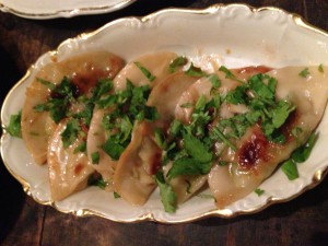 Hemmasvängda potstickers.