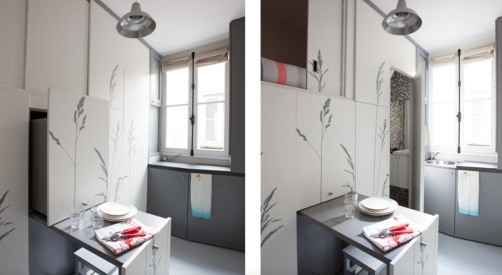 7 bilder på en av paris absolut minsta lägenheter (bara 8 kvm!)
