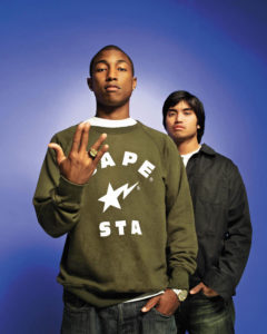 the neptunes, musikgrupp usa. fr v pharrell williams och chad hugo, musiker usa. gruppbilder.