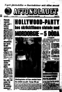 Så här rapporterade Aftonbladet om mordet 1969.