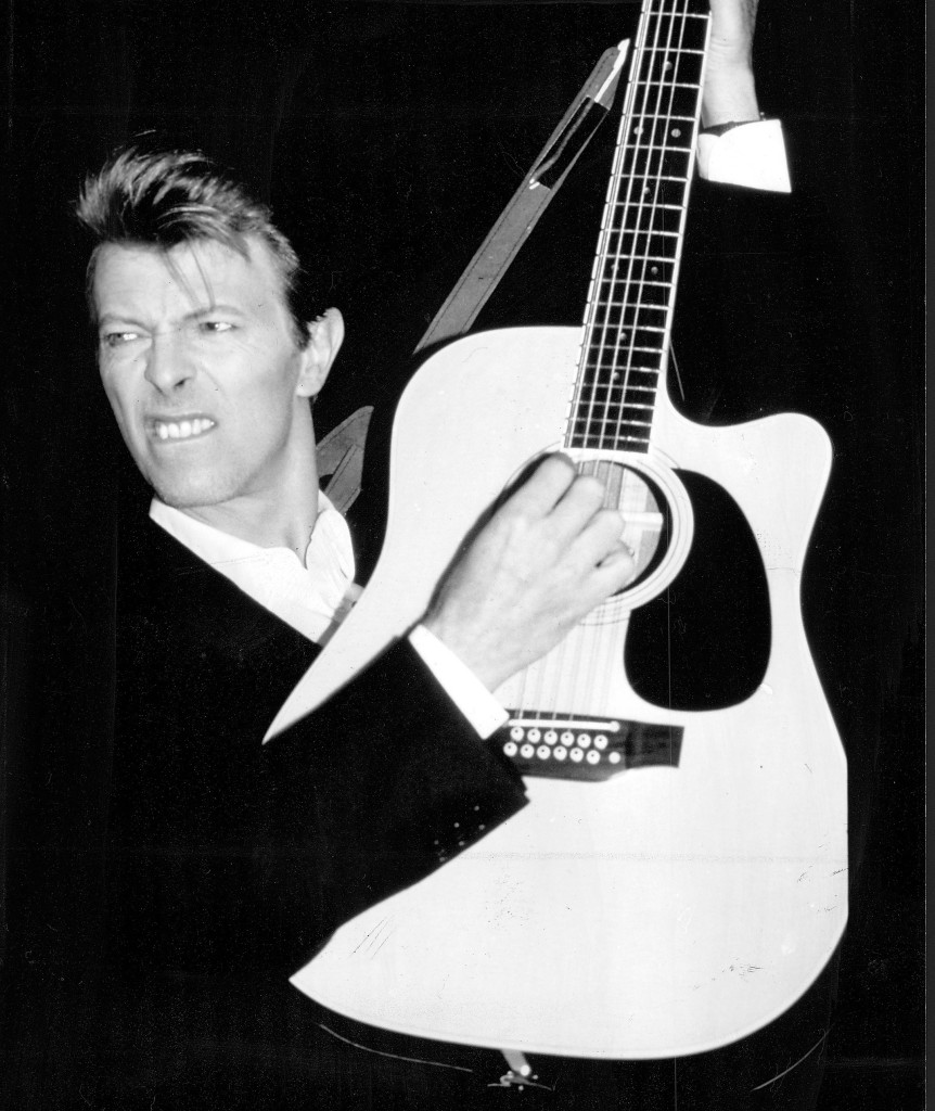 David Bowie, 1990. Året innan hade han släppt albumet
”Tin machine” tillsammans med bandet med samma namn.