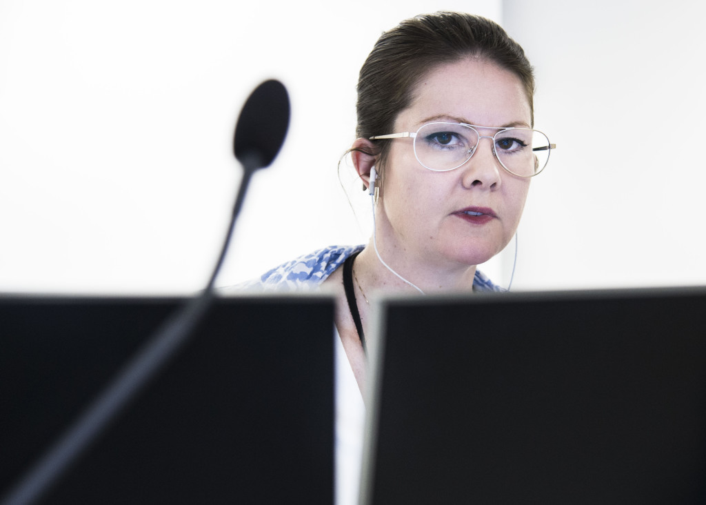 Carina Jiteg, tjänsteman i beredskap.