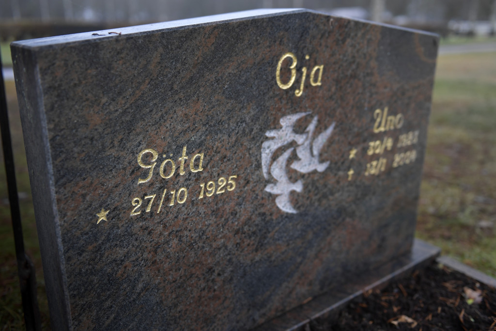 foto : stemat : gta oja, pajala. till serie efter livet. vad hnder nr vi dr?