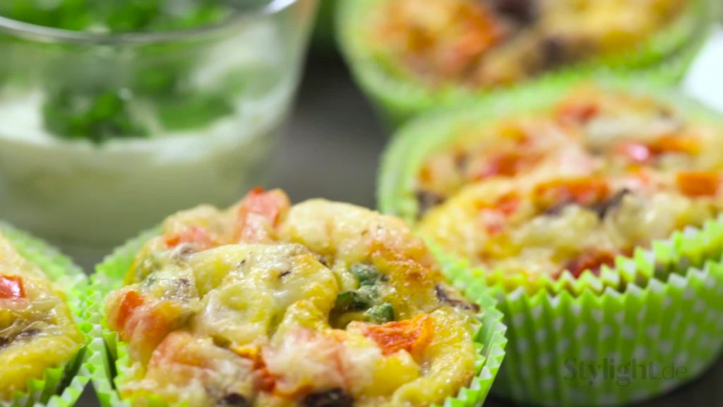 Omelettmuffins! Snabbt, enkelt, nyttigt och gott. Bild lånad av fem.com