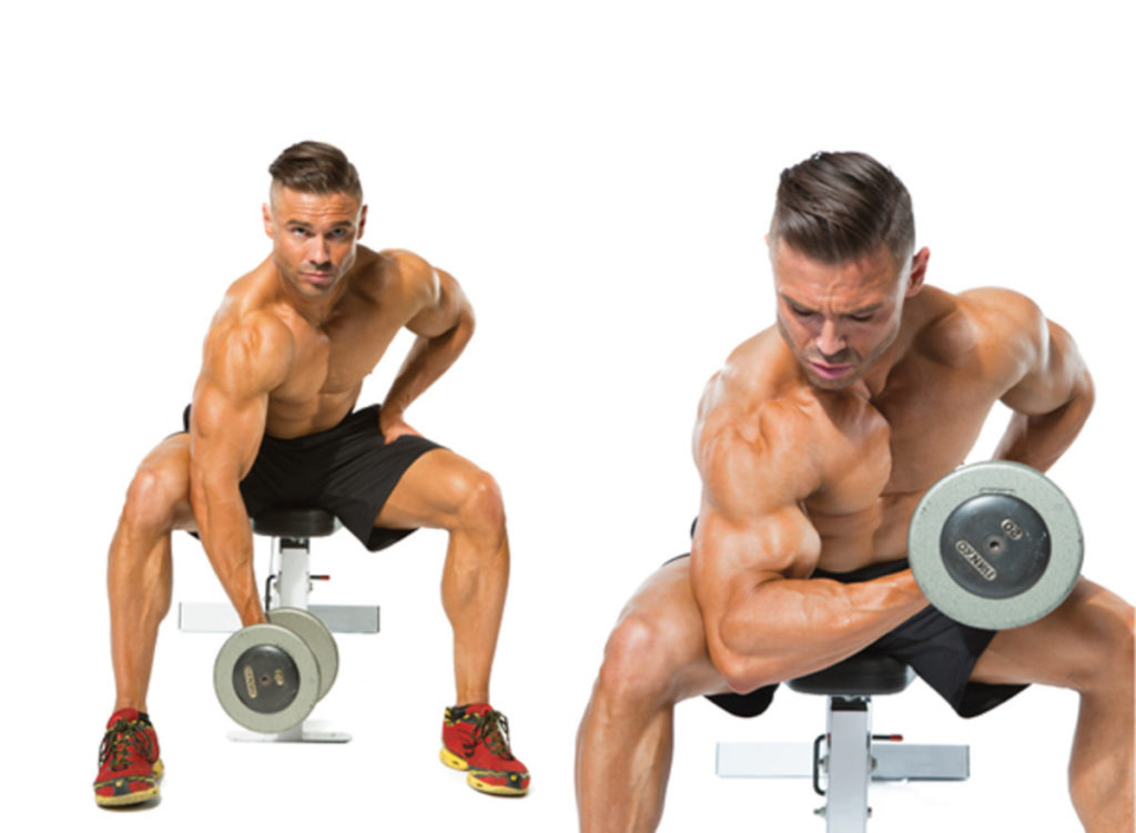 Taada! Världens bästa bicepsövning. Bild lånad från: muscleandperformance.com