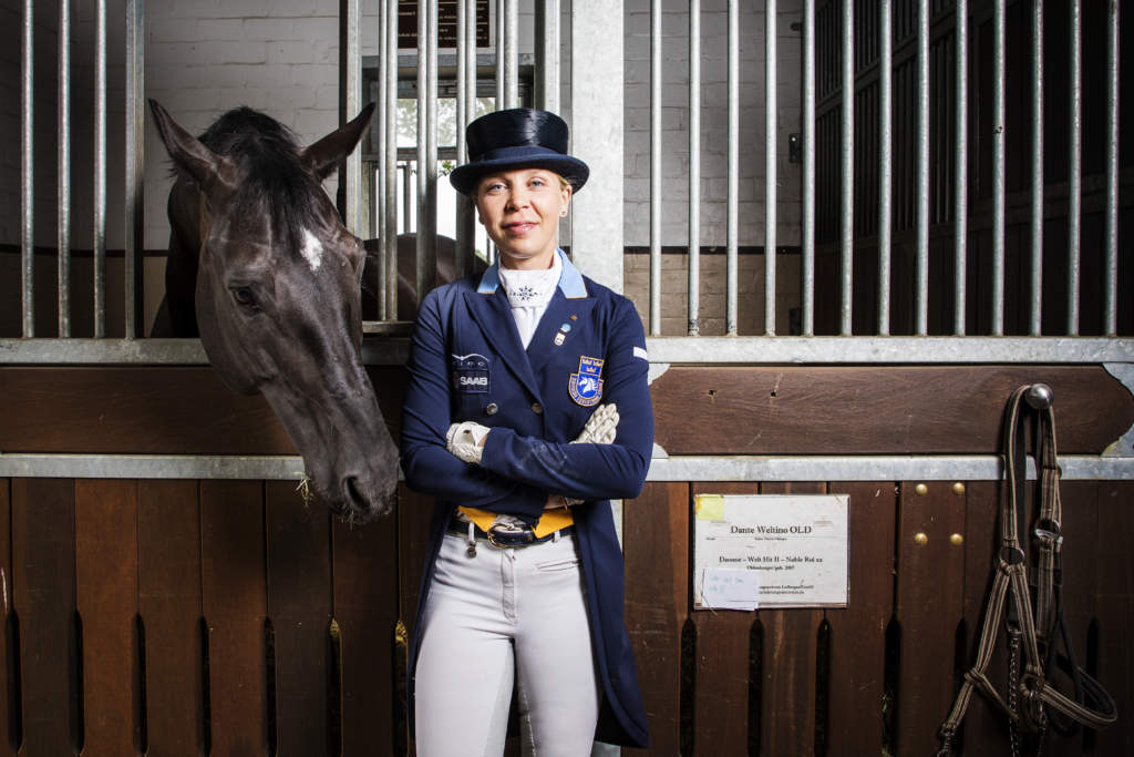 foto : ola axman : intervju med therese nilshagen till em-ryttar-bibeln, svensk dressyrstjrna. 20170702, lningen, tyskland. foto: ola axman
