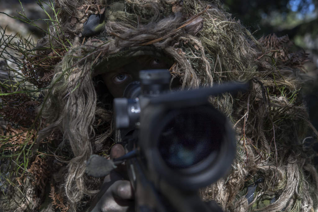 foto : jeriva : svenska militrens prickskyttar hos kustjgarna amf1, berga