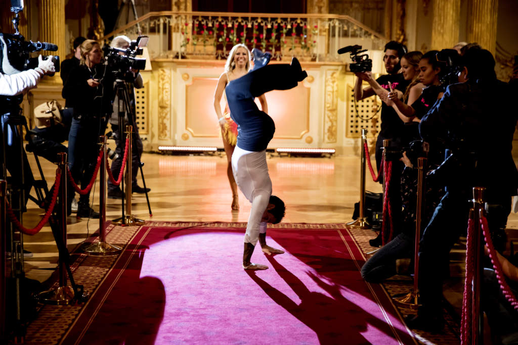 let's dance. samir badran, bloggare sverige, med sigrid bernson, dansare,