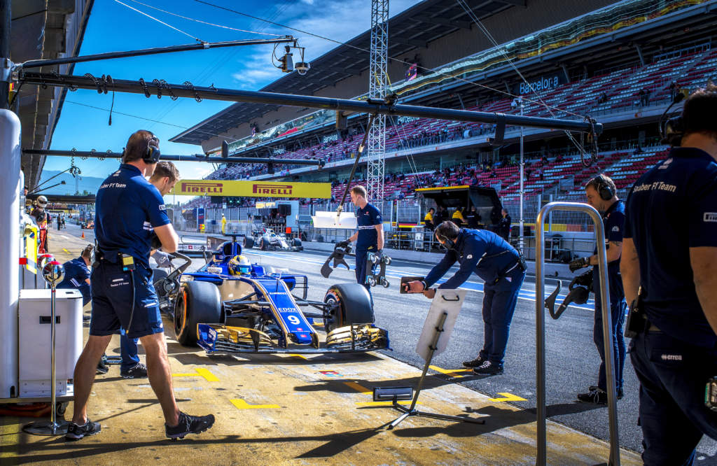 formel 1, f1 i barcelona. marcus ericsson, tvlingsfrare sverige, tvling action