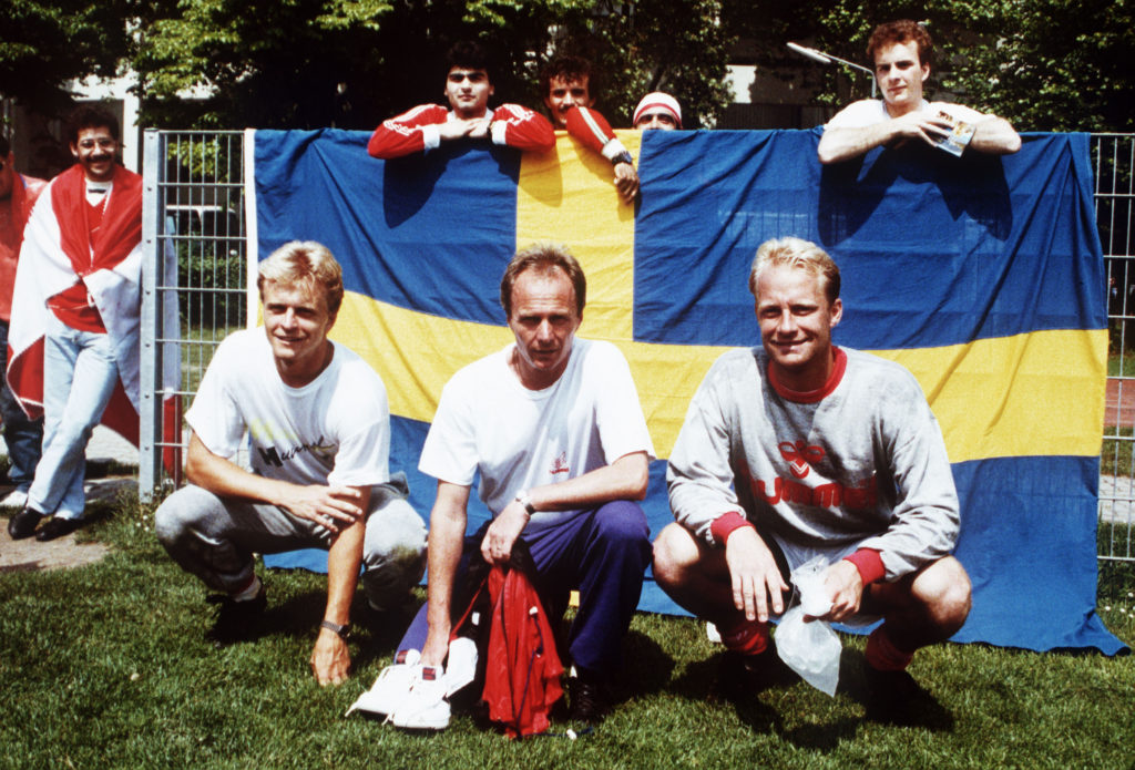 Fotboll, proffs: Jonas Thern, Sven Gran Eriksson och Mats Magnusson, Benfica
© Bildbyrn - Dia