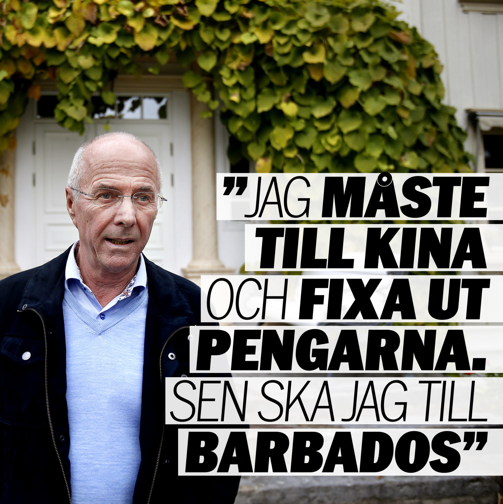 foto : foto: linn malmen /linn malmÈn : sven-göran eriksson svennis på sin herrgård utanför sunne aftonblade