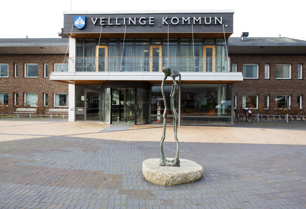 kommunalhuset i vellinge, exteriör