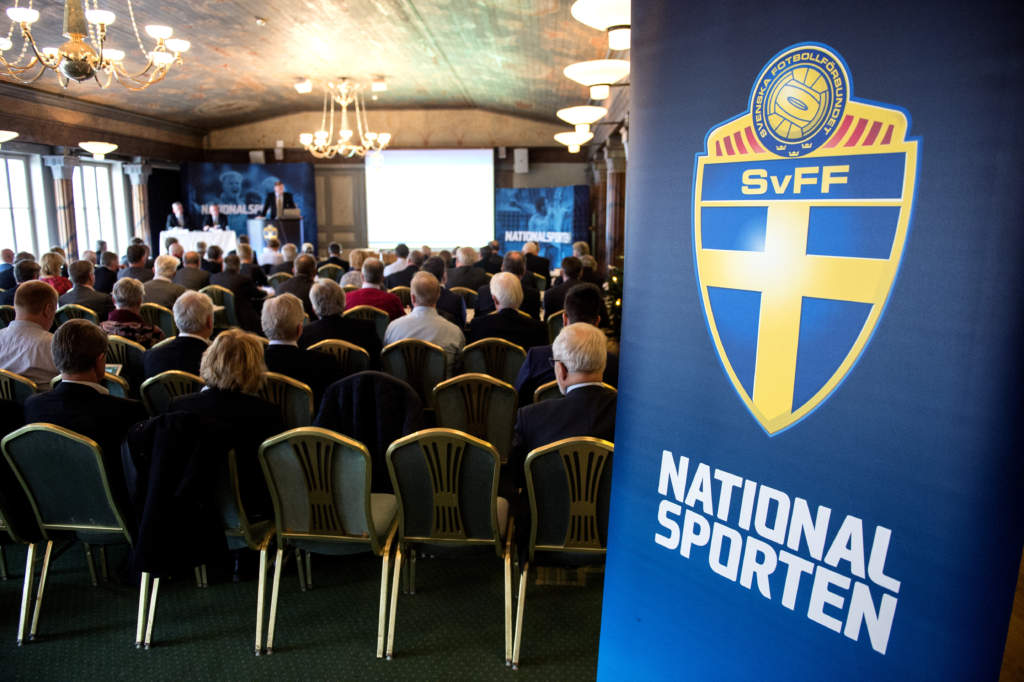 141128 Översiktsbild under Svenska Fotbollsförbundets representantskapsmöte den 28 november 2014 i Stockholm.
Foto: Niklas Larsson / BILDBYRÅN / kod NL / 44030
